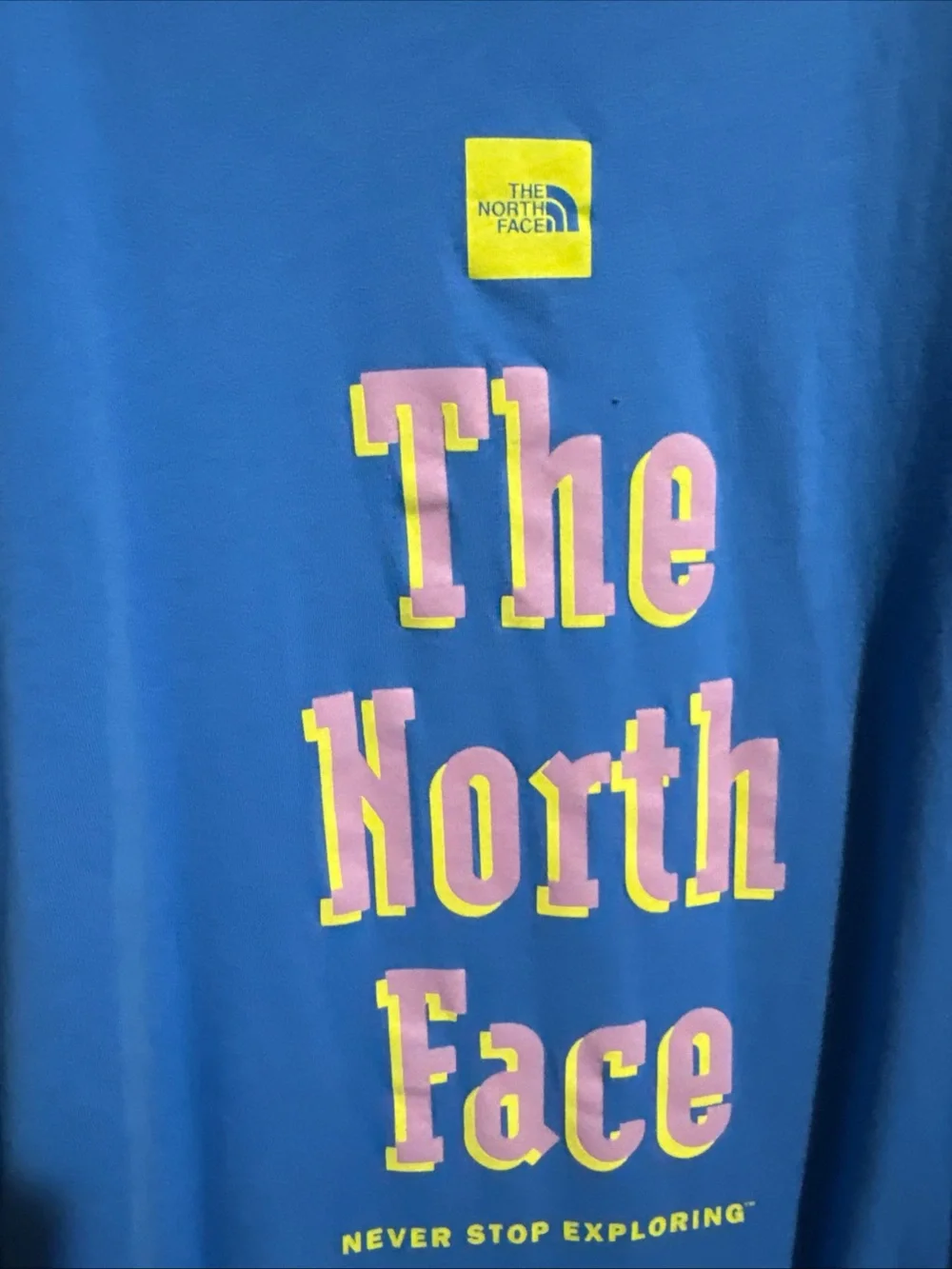 The North Face Shirt Mens XL Blue Short Sleeve Crew Neck